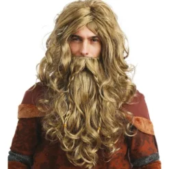 Perruque et barbe de Viking