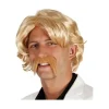Perruque et Monstache Blonde Chuck