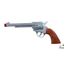 Pistolet de cow-boy en plastique - 28 cm