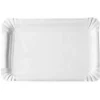 5 plateaux rectangulaires en carton - 24 x 33 cm - Couleur au choix