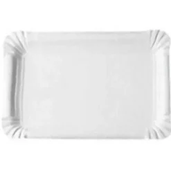 5 plateaux rectangulaires en carton - 24 x 33 cm - Couleur au choix