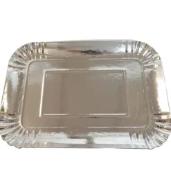 5 plateaux rectangulaires en carton - 19 x 28 cm - Couleur au choix