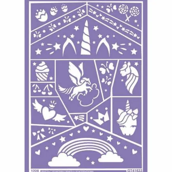 Pochoir Licorne Grim'Tout