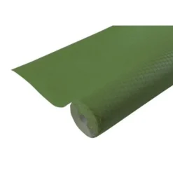 Rouleau de nappe métallisé en papier gaufré - 120 cm x 6 m - Couleur au choix