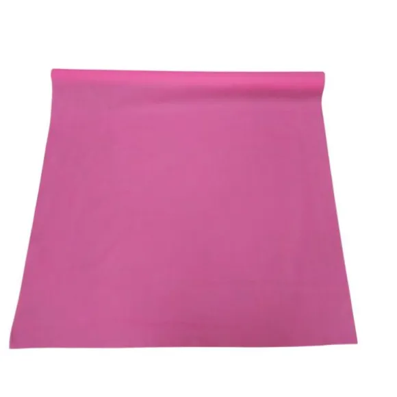 Rouleau de nappe métallisé en papier gaufré - 120 cm x 6 m - Couleur au choix