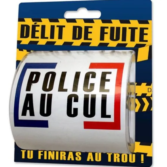 Rouleau de Papier Toilette - Police au Cul
