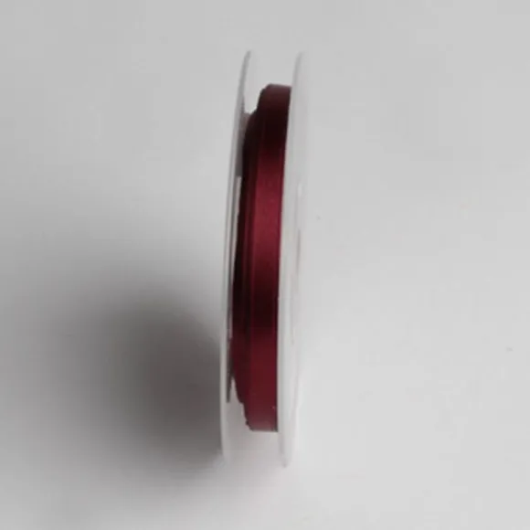 Ruban satin 6 mm - Bordeaux