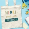 Sac cabas en coton - Merci pour cette super année - Collection Merci pour cette année