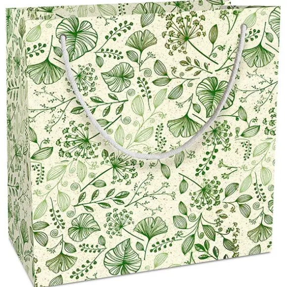 Sac cadeau en papier - Botanic Mix - Taille M