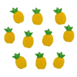 Sachet de 10 Ananas Adhésifs - Tropical