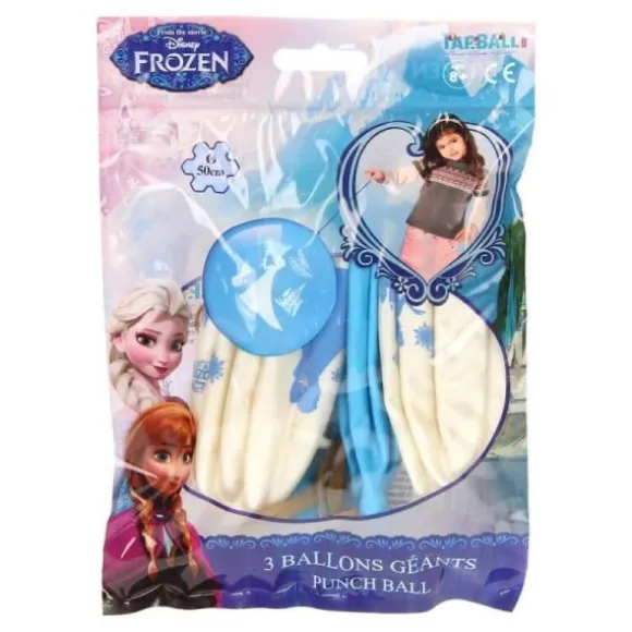 Sachet de 3 ballons à frapper - La Reine des Neiges - 45 cm