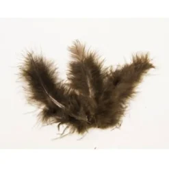 Sachet de 20 Plumes Décoratives - Chocolat