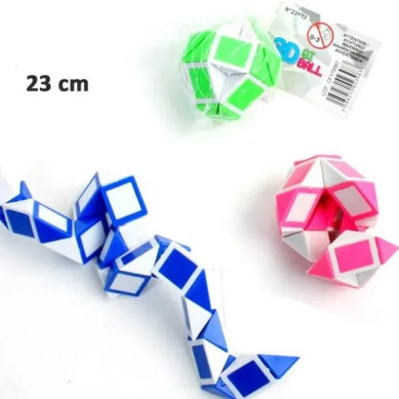Serpent Cube Magique QI Ball 3D - Couleur Aléatoire