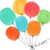 20 serviettes en papier - 33 x 33 cm - Atelier "Happy Ballons"