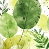 20 serviettes en papier - 33 x 33 cm - Atelier "Fashion Leaves" - Couleur au choix