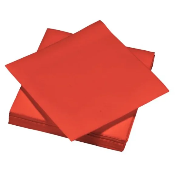 50 serviettes en voie sèche - 40 x 40 cm - Couleur au choix