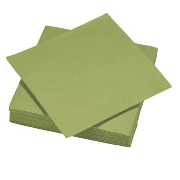 50 serviettes en voie sèche - 40 x 40 cm - Couleur au choix