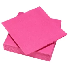 50 serviettes en voie sèche - 40 x 40 cm - Couleur Blanc