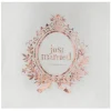 20 Serviettes - Just Married - Métal Rose Gold