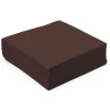 50 Serviettes Micro-gaufrées - Chocolat