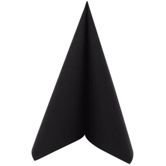 50 Serviettes Voie Sèche - Noir