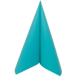 50 Serviettes Voie Sèche - Turquoise