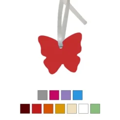 12 étiquettes "Papillon" - Couleur au choix
