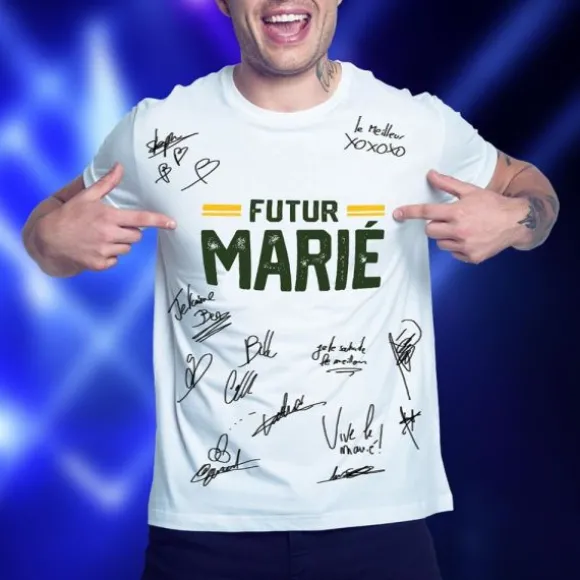 T-Shirt à dédicacer "Futur Marié" - Collection Mission Enterrement de vie de garçon