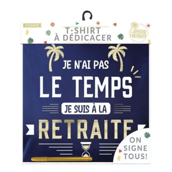 T-Shirt à dédicacer pour homme - Retraite