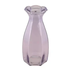 Vase en verre - Corolle - 9,2 x 8,3 x 20 cm - Couleur au choix