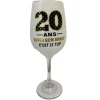 Verre à Vin Blanc - Anniversaire - Age au Choix