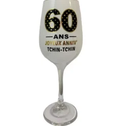 Verre à Vin Blanc - Anniversaire - Age au Choix